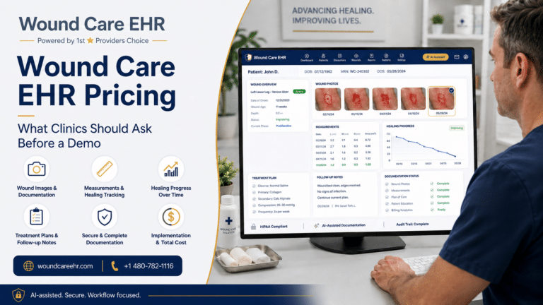Wound Care EHR Pricing: Demo Questions for Clinics