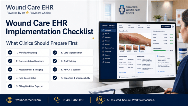 Wound Care EHR Implementation: Clinic Prep First