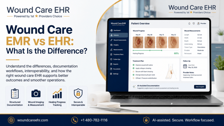 Wound Care EMR vs EHR: Key Differences