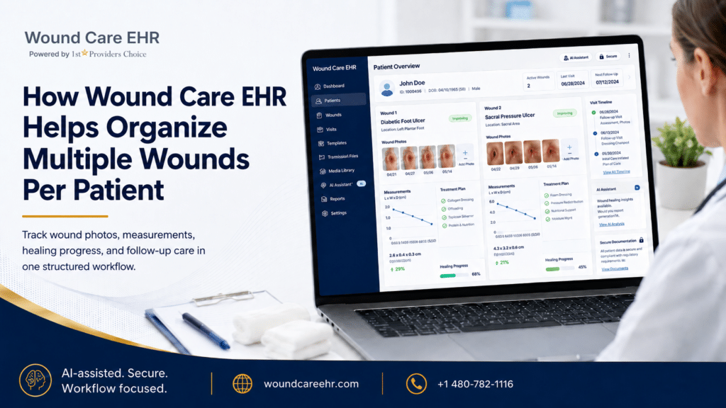 Multiple Wound Tracking Software for Wound Care EHR