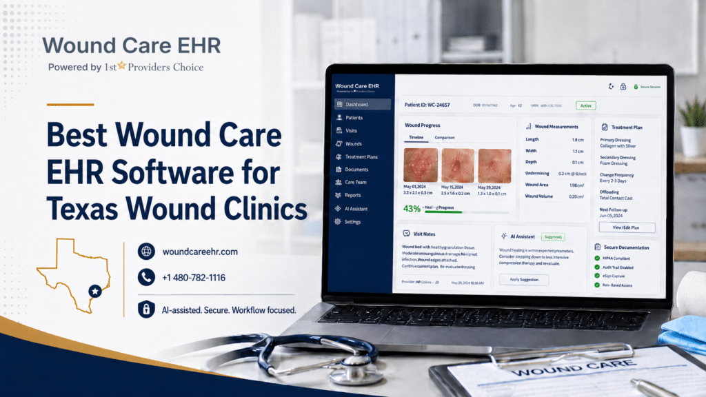 Best Wound Care EHR Software for Texas Clinics